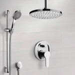 Remer SFR48 Ceiling Rain Shower System with Handheld, Rain Shower Head, Shower Faucet Set